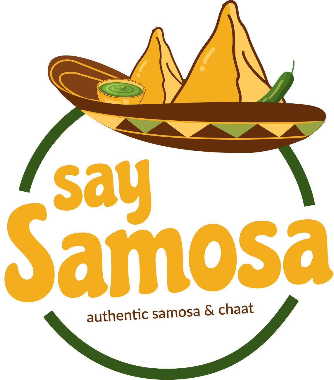 SAY Samosa logo